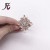 Import High quality duplicate ancient customs rose gold crystal rhinestone napkin ring from China