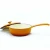 Import High quality  eco friendly  orange cast iron casserole durable  cookware set from China
