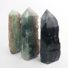High Quality Gemstone Raw Rainbow Fluorite Healing Crystal Quartz Point Tower