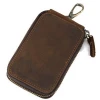 High Quality Genuine Leather Car Key Holder Wallet With Key Chain