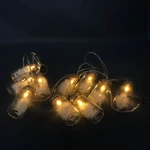 High quality glass bottle party christmas LED string lamp for decoration