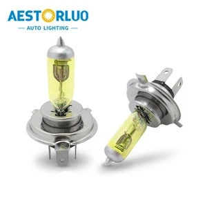 High Quality Golden Yellow Color Halogen Bulb 3000K 12V 55W H1 H3 H4 H7 H8 H9 H10 H11 H13 H15 9005 9006 9004 9007 Halogen Lamp
