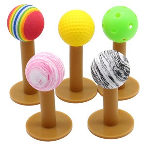 High Quality Golf Rubber Tee Holder  for Putting Driving Range Training Practice Mat tees