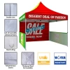 High quality hexagon aluminum tube pop up custom trade show tent gazebo canopy
