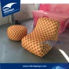 High Quality Lifetime 0.35mm TPU Inside Air Inflatable Sofa with Inflatable Tent Conbined