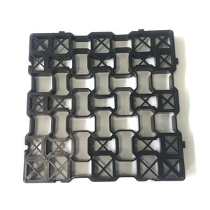 High Quality Low Price  Black Color Square Plastic Honeycomb Grass Grid Paver For Parking Lot
