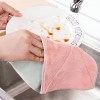 High quality microfiber fabric kitchen quick dry cleaning cloth duster cloth