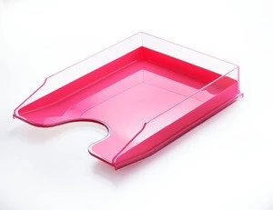 high quality PS plastic desk letter holder organizer