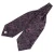 High quality royal ascot silk tie cravat mens jacquard ascot for men