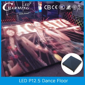 high quality sensitive led video dance floor for disco/night club lights