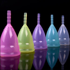 High quality silicone lady menstrual cup medical silicone menstrual cup