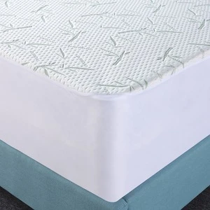 High Quality Vinyl Free Hypoallergenic Waterproof Bamboo Mattress Cover