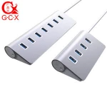 High speed charging and data transfer aluminum alloy shell 7 ports 4 port usb hub 3.0