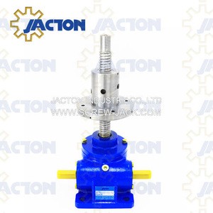 higher duty cycles and high lead 10 ton ball screw worm gear jack lift for table lift mechanism ball screw