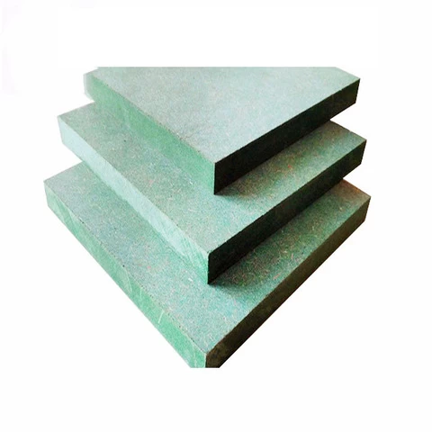HMR MDF China Factory wholesale green color moistureproof MDF board
