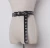 Import Hollow rivet ladies belt real leather trend simple belt fashion leather belt from China