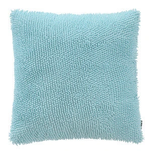 Home and car decorative chenille soften square cushion throw plush pillows for children