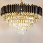 Home Lighting Non-flicker LED Chandeliers Pendant Lights LED Crystal Pendant Light