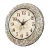 Import home modern metal+natural shell mosaic specialty clock from China