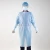Import hospital isolation protection suit sterile level 1 water resisitand nowove gown hospital reinforced sterile surgical gown from China