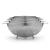 Import hot 5 quart stainless steel perforated mesh strainer basket colander from China