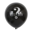 hot New 36 inch black boy or girl latex balloon baby gender reveal baby shower decoration balloon