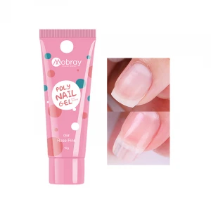 Hot Popular Nail Gel Base Top Coat Nail File 10 Colors Customization 15g Poly Gel UV Gel Polish