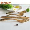 Hot sale 18/10 stainless steel flatware  titanium gold cutlery set for wedding party