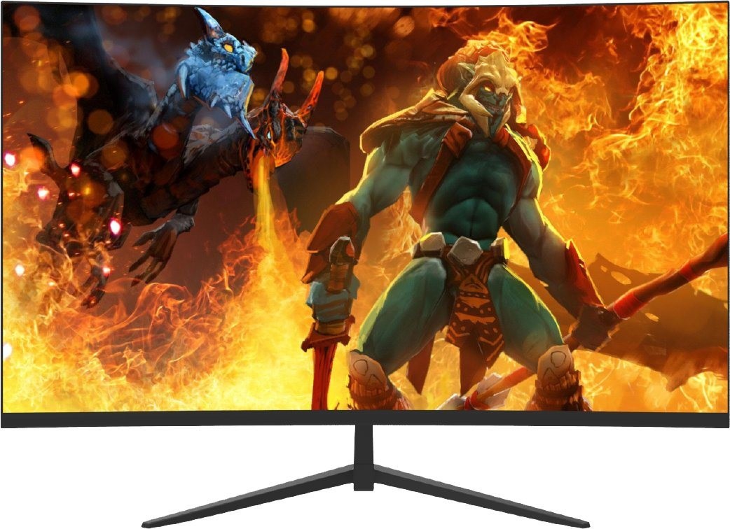 Hot Sale 32 Inch PC Monitor Monitor Black Flat Large TFT Screen 1080P FHD LCD Display 5ms V+H Office Home School Gaming CCTV Computer Monitor