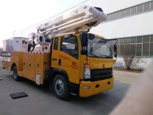 Hot sale 4X2 China 18 meters high lifting altitude aerial platform operation bucket truck