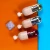Import Hot Sale 7 ml Perfume Bottle Silver Capsule Shaped Hanging Car Diffuser Perfume Glass Bottles with Lid from China