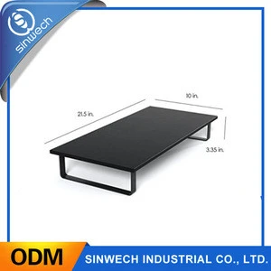 Hot sale black powder coated stainless steel sheet metal fabrication for laptop stand