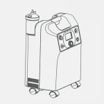 Hot sale dual user nebulizer oxygen concentrator 10 liters with competitive prices