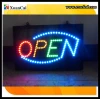 Hot sale Flowery Acrylic and Fashionable difference color Led open display made in China from China