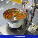 Hot sale good price automatic bear soft candy coffe chocolate bean hardware screw vibration plate counting packing machine