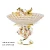 Import Hot sale home decor resin flower vase and glass fruit tray candy jar set from China