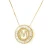 Import Hot sale jewelry 18K gold plated Zircon Deluxe diamond letter Initial necklace from China