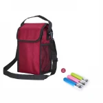 Hot Sale oxford polyester portable delivery single shoulder insulated thermal cooler bag for frozen food