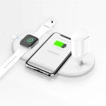 Hot sales 3 in 1 wireless fast charger 10w for phone watch for  charging mtiple station