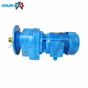 Hot sales flange mounted inline shaft helical gear speed reducer for Archimedean screw