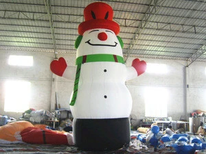 Hot sell cheap inflatable decoration snowman olaf mascot costume model for adult