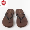 Hot sell sole pvc strap slippers for men beach rubber flip flops