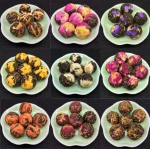 Hot selling Chinese Tea gift ball shape Pu er & flowers Blooming tea  from Yunnan