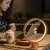 Import Hot selling decorate bed side table lamp round desk lamp with usb charging port from China