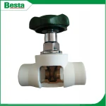 Hot Selling Factory Prices Ppr Product Water Gate Valve globe valve cut-off / stop valve
