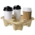 Import hot selling paper cup carrier eco-friendly coffee cup holder tray from China