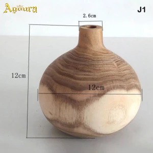 Hot-selling Simple Design Modern Wooden Vase Small Size