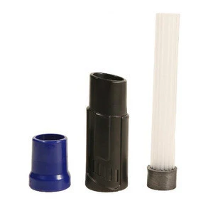 Household tool customized packing portable plastic vacuum round straw dust cleaning brush