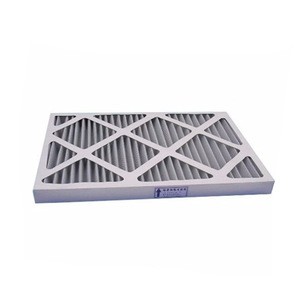 HVAC Cardboard Pleat Panel Air Filter for Ventilation System