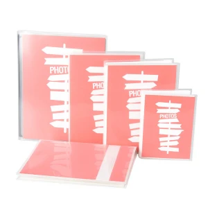 In Stock Customizable Multi-Sizes Photo Albums with Removable and Flexible Covers